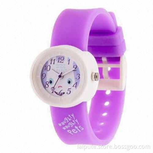 Silicone Watch, Alloy Case Inside, Silicone Wrapping and Band, Japan Quartz Movement